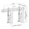 KIMEX - Support TV - pour Mur dimages - pour écran 37-70- Push Pull