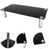 Meuble TV noir écran LCD 100&nbsp;cm écran augmentation Table dappoint meuble TV Table lounge noir Melko OLED, Samsung LED