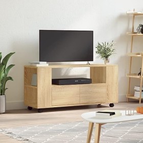 VEEKI Meuble TV, Meuble TV Suspendu, Meuble TV Industriel, Meuble TV Bois, Meuble Chambre, Convient pour Salon ou Chambre, Me