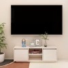 VEEKI Meuble TV, Meuble TV Suspendu, Meuble TV Industriel, Meuble TV Bois, Meuble Chambre, Convient pour Salon ou Chambre, Bl