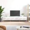 VEEKI Meuble TV, Meuble TV Suspendu, Meuble TV Industriel, Meuble TV Bois, Meuble Chambre, Convient pour Salon ou Chambre, Bl