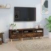 VEEKI Meuble TV, Meuble TV Suspendu, Meuble TV Industriel, Meuble TV Bois, Meuble Chambre, Convient pour Salon ou Chambre, ch