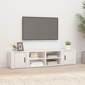 VEEKI Meuble TV, Meuble TV Suspendu, Meuble TV Industriel, Meuble TV Bois, Meuble Chambre, Convient pour Salon ou Chambre, Me