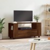 VEEKI Meuble TV, Meuble TV Suspendu, Meuble TV Industriel, Meuble TV Bois, Meuble Chambre, Convient pour Salon ou Chambre, ch