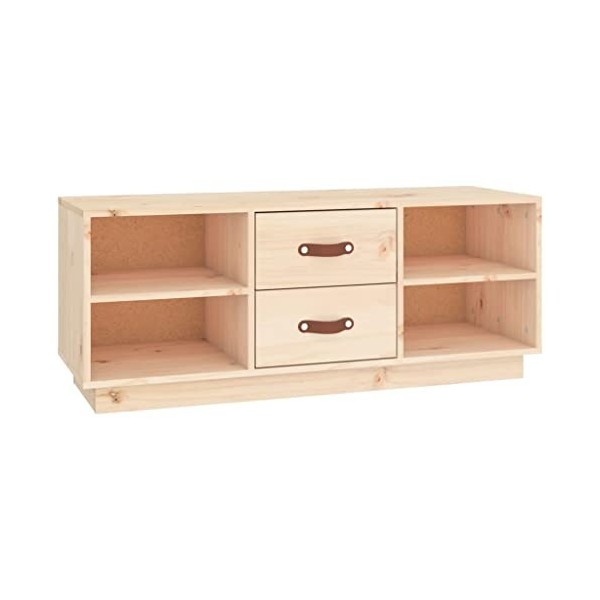 VEEKI Meuble TV, Meuble TV Suspendu, Meuble TV Industriel, Meuble TV Bois, Meuble Chambre, Convient pour Salon ou Chambre, 10