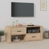 VEEKI Meuble TV, Meuble TV Suspendu, Meuble TV Industriel, Meuble TV Bois, Meuble Chambre, Convient pour Salon ou Chambre, Ch