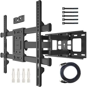 BONTEC TV Support Pivotant 15 Degrée Support sur Pied en Verre LCD/LED Ecran 26-50 Pouce