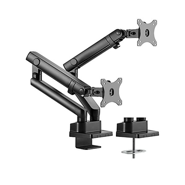 Amer Networks Hydra 2 Support pour TV 75,100 x 75 x 100 mm Clamp degrés 0-360 Aluminium Plastique acier-90-85° Noir/Chrome,