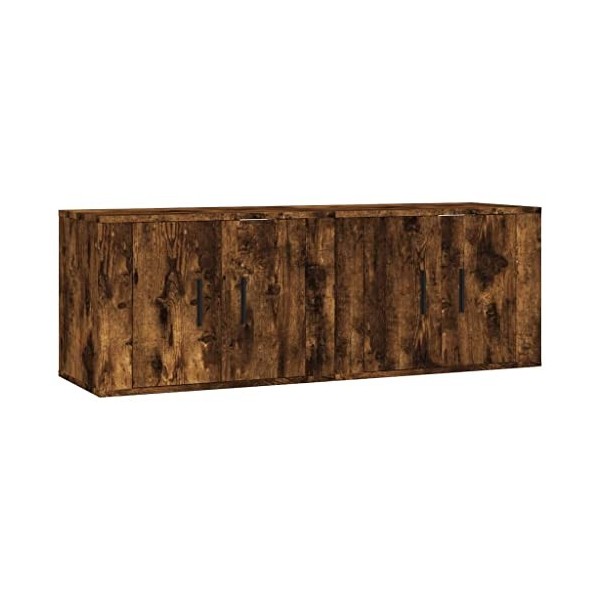 VEEKI Meuble TV, Meuble TV Suspendu, Meuble, Meuble TV avec Rangement，Meuble Industriel, Convient pour Salon ou Chambre, Meub