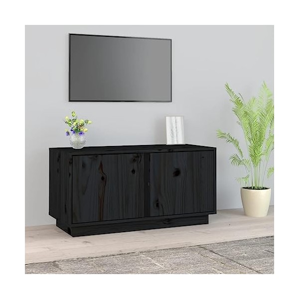 VEEKI Meuble TV, Meuble TV Suspendu, Meuble TV Industriel, Meuble TV Bois, Meuble Chambre, Convient pour Salon ou Chambre, No