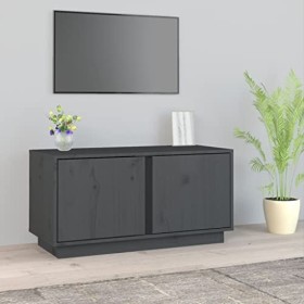 VEEKI Meuble TV, Meuble TV Suspendu, Meuble TV Industriel, Meuble TV Bois, Meuble Chambre, Convient pour Salon ou Chambre, Gr