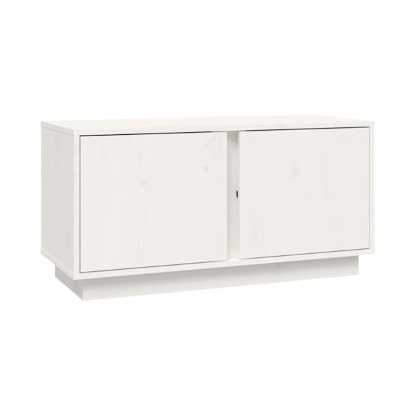 VEEKI Meuble TV, Meuble TV Suspendu, Meuble TV Industriel, Meuble TV Bois, Meuble Chambre, Convient pour Salon ou Chambre, Bl