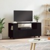 Camerina Meuble TV Noir 102x34,5x43 cm Bois dingénierie,Table TV,Ensemble Meuble TV,Meuble TV