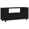 Camerina Meuble TV Noir 102x34,5x43 cm Bois dingénierie,Table TV,Ensemble Meuble TV,Meuble TV