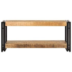 Générique Meuble TV 90 x 30 x 40 cm Bois de manguier Massif,13.45 KG,247808, Meubles, Meubles TV