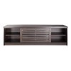 VDD Meuble TV Buffet Moderne - Meuble TV - Portes coulissantes persiennes - 120 cm de Large