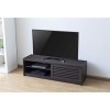 VDD Meuble TV Buffet Moderne - Meuble TV - Portes coulissantes persiennes - 120 cm de Large