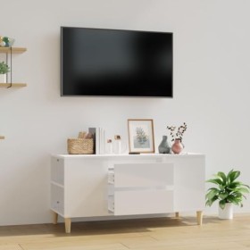 WREWING Meuble TV,Support pour Téléviseur Jusqu’à 50-80 Pouces,Table Télé avec Étagères Réglables,Bas Table TV Support de Tél