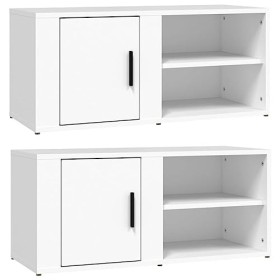 VEEKI Meuble TV, Meuble TV Suspendu, Meuble TV Industriel, Meuble TV Bois, Meuble Chambre, Convient pour Salon ou Chambre, Me