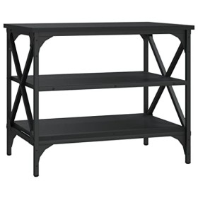Keyur Meuble TV, Banc TV Buffet Bas Support de Télévision Meuble Télé Meuble TV Noir 60x40x50 cm Bois dingénierie
