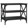 Keyur Meuble TV, Banc TV Buffet Bas Support de Télévision Meuble Télé Meuble TV Noir 60x40x50 cm Bois dingénierie