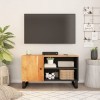 VEEKI Meuble TV, Meuble TV Suspendu, Meuble TV Industriel, Meuble TV Bois, Meuble Chambre, Convient pour Salon ou Chambre, 80