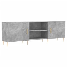 Camerina Meuble TV Gris béton 150x30x50 cm Bois dingénierie,Meuble TV Longueur,Meuble Bas Salon,Meubles De Salon TV