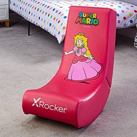 X Rocker Officially Licensed Nintendo Super Mario Bros Video Rocker Gaming Chair for Juniors, Folding Rocking Seat- JOY Colle