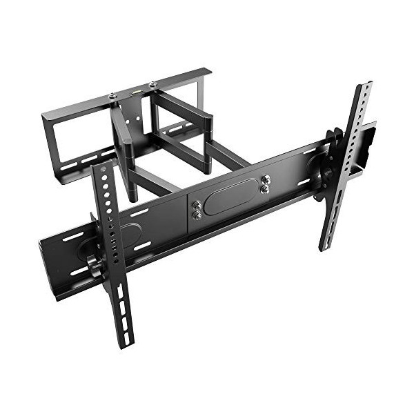 RICOO Support TV Mural Plat R08- x L Orientable Inclinable Universel 32-75 Pouces 81-191cm Fix ation Murale Télé Incurvé VE