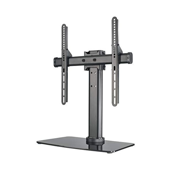 Hama Socle TV inclinable, rotatif, entièrement mobile pour téléviseurs de 81 à 140 cm, 32 à 55 pouces, hauteur réglable, so
