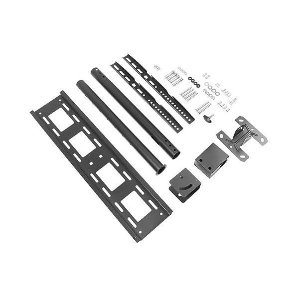 Support de Montage au Plafond TV, Support de Montage TV en Tôle Laminée à Froid Robuste et Réglable pour TV 32 à 85 pour Hôte