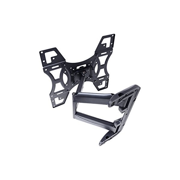 MULTIBRACK Support Mural orientable ETS Noir pr Moniteur 81,3cm 32" 127 cm 50",Capacité 30 kg, VESA 100x100 400x400 Inclinais