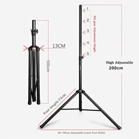BNNP Tour Audio Support de Haut-Parleur Tout en métal épaissi Professionnel Haut-Parleur trépied Sol trépied Support Audio de