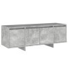 ZEYUAN Meuble TV Gris béton 120x30x40,5 cm Aggloméré,Meuble TV,Meuble TV Moderne,Meuble de Salon