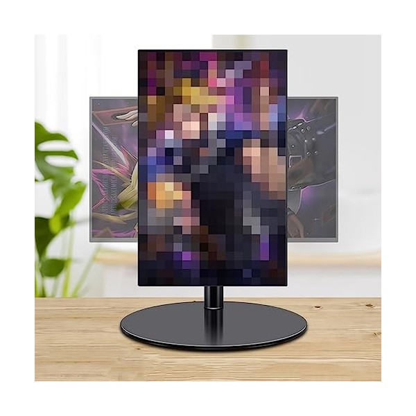 Pied TV Support Universel Support de Moniteur Unique, Support de Moniteur Unique pour écran de 14 Pouces à 27 Pouces avec Piv