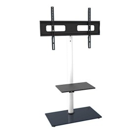 Inotek White Night 3775 - Meuble TV avec Potence pour téléviseur de 37" à 75" - Support inclinable - Tablette DVD - Coloris B