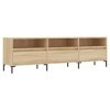 ZEYUAN Meuble TV chêne Sonoma 150x30x44,5 cm Bois dingénierie,Meuble TV,Table Basse Couleurs,Table Basse Salon Meuble TV