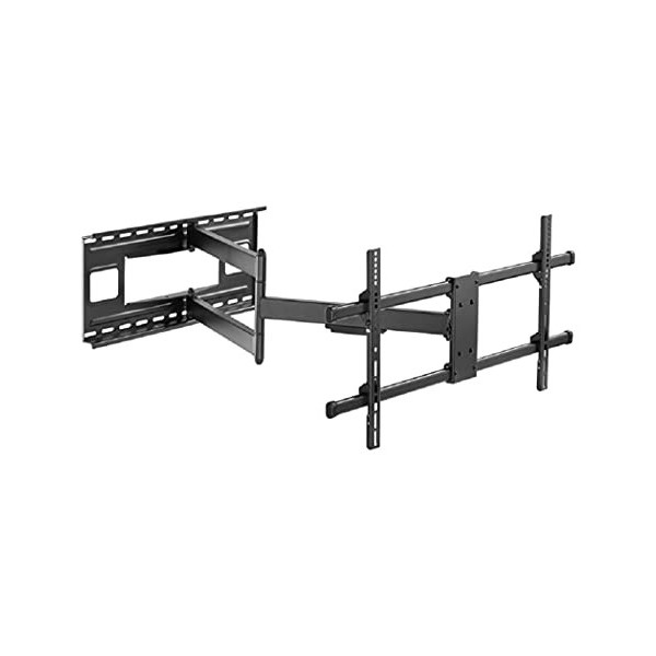 Equip 650327 Tilt/Swivel TV Wall Mount, TV Mount, 2.03 m, 43 to 80 inches, 4 Joints Tilt, Black