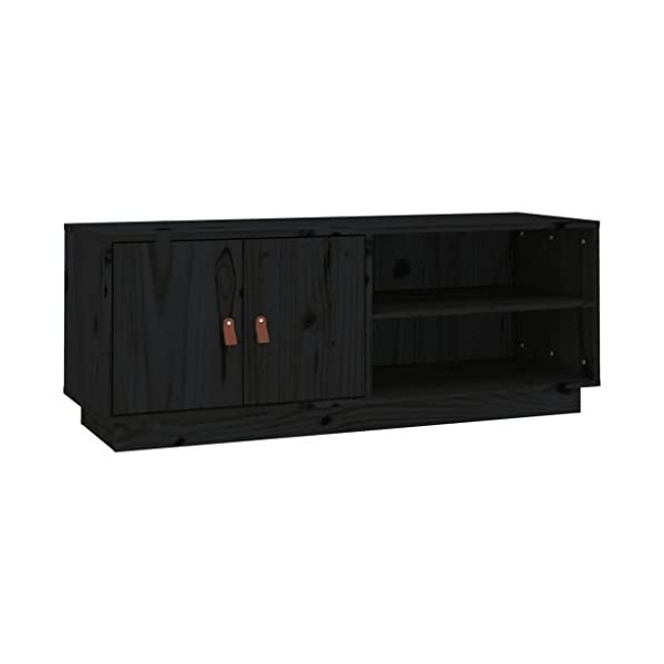 VEEKI Meuble TV, Meuble TV Suspendu, Meuble TV Industriel, Meuble TV Bois, Meuble Chambre, Convient pour Salon ou Chambre, No