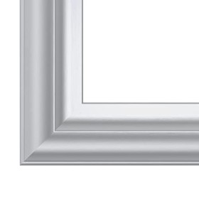 Intec brackets - Cadre TV Art déco en argent brossé créé exclusivement pour Samsung The Frame 43"