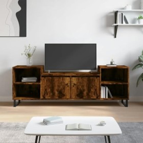 vidaXL Meuble TV, Armoire de Télévision avec 6 Compartiments, Meuble Télé avec Portes Salon Salle de Séjour, Moderne, Chêne F