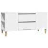 VEEKI Meuble TV, Meuble TV Suspendu, Meuble TV Industriel, Meuble TV Bois, Meuble Chambre, Convient pour Salon ou Chambre, Bl