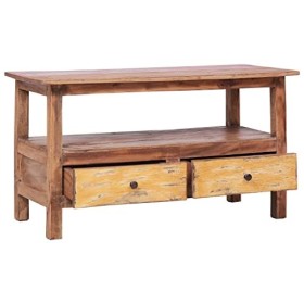 Générique Meuble TV 90 x 40 x 50 cm Bois de récupération Massif,15.3 KG,283924, Meubles, Meubles TV