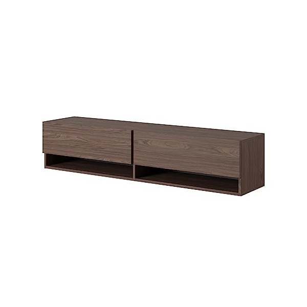 Selsey MIRRGO Meuble TV, Melamine, Chêne Noisette, 140 cm