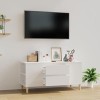 CIADAZ Meuble TV Blanc 102x44,5x50 cm Bois dingénierie,Meuble TV,Meuble TV Moderne,Meuble de Salon