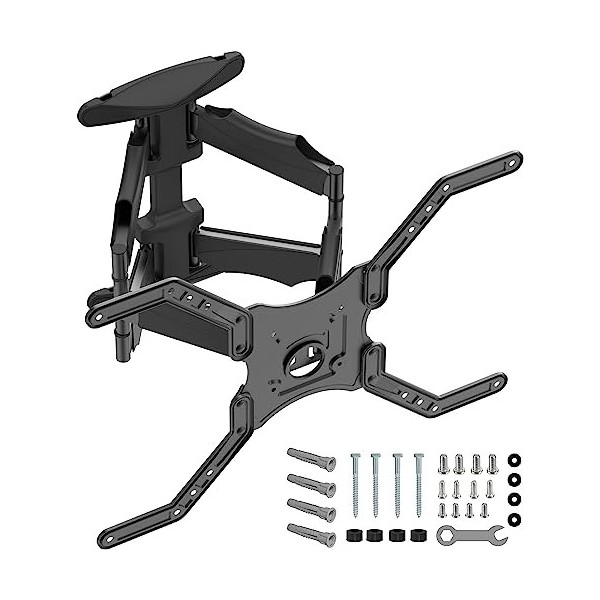 NANOOK support mural orientable pour téléviseurs de 40 à 65 pouces | Inclinable | Support mural pour téléviseurs LCD, LED, QL