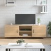 VEEKI Meuble TV, Meuble TV Suspendu, Meuble TV Industriel, Meuble TV Bois, Meuble Chambre, Convient pour Salon ou Chambre, ch
