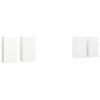 Générique Meubles TV 4 pcs Blanc 30,5x30x60 cm Aggloméré,37 KG,3078740, Meubles, Meubles TV