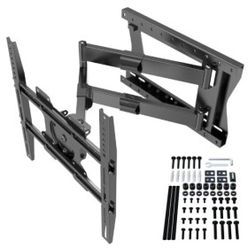 Support TV Mural DQ Hercules Turn 80cm, Tourner jusquà 75 Pouces 60kg, Nior