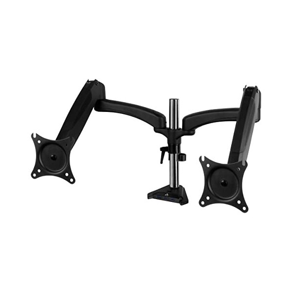 ARCTIC Z2-3D Gen 3 - Bras pour 2 écrans avec Bras de Levage à gaz jusquà 34"/34" Ultra-Large, jusquà 8 kg/17.6 Ibs par Br